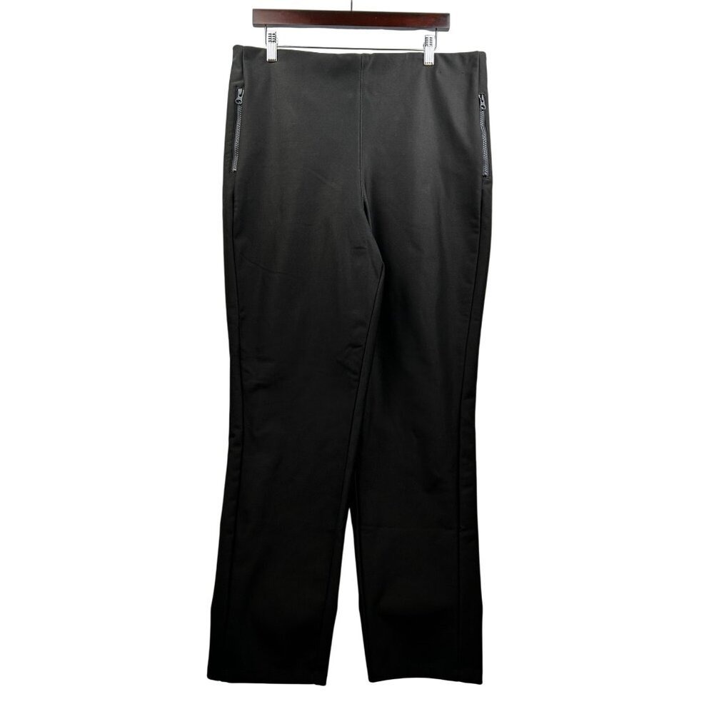 HPX Winter Tech Pants XXL Black Thermal Lined Stretch Straight Leg Cozy Casual - Picture 2 of 8